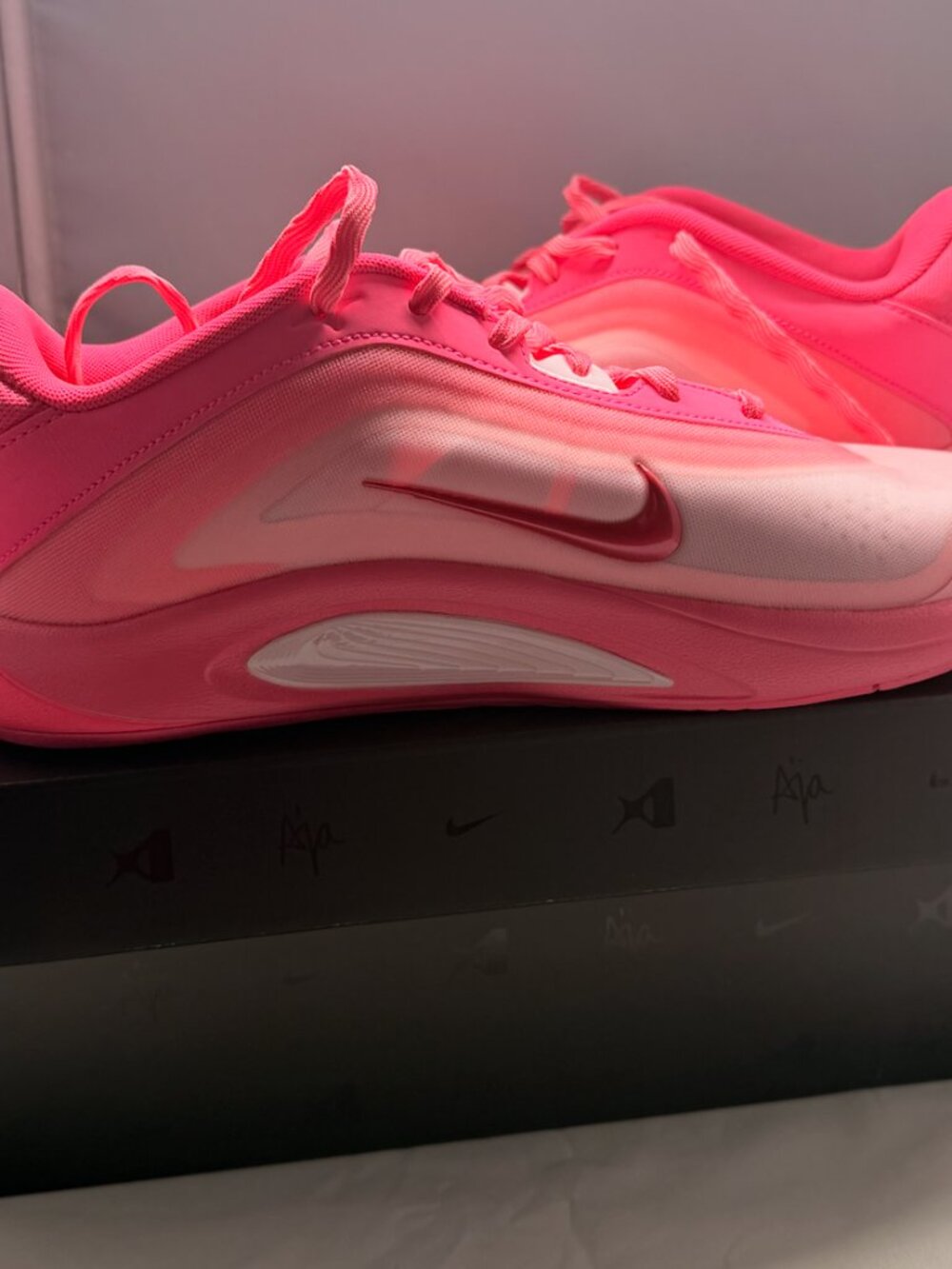 New In Box-Nike A'ja Wilson A'One Pink A'ura-Size 7Y - (Equivalent to Women 8.5)
